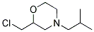 2-(CHLOROMETHYL)-4-ISOBUTYLMORPHOLINE Struktur