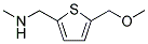 [5-(METHOXYMETHYL)-2-THIENYL]-N-METHYLMETHANAMINE Struktur
