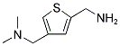 N-([5-(AMINOMETHYL)-3-THIENYL]METHYL)-N,N-DIMETHYLAMINE Struktur