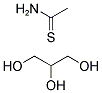 THIOACETAMIDE GLYCERIN Struktur