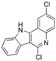 2,6-DICHLORO-11H-INDOLO[3,2-C]QUINOLINE Struktur