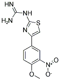 N-[4-(4-METHOXY-3-NITRO-PHENYL)-THIAZOL-2-YL]-GUANIDINE Struktur