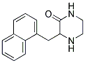 3-NAPHTHALEN-1-YLMETHYL-PIPERAZIN-2-ONE Struktur