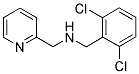 N-(2,6-DICHLOROBENZYL)-N-(PYRIDIN-2-YLMETHYL)AMINE Struktur