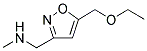 [5-(ETHOXYMETHYL)-3-ISOXAZOLYL]-N-METHYLMETHANAMINE Struktur