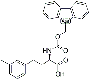 (R)-2-(9H-FLUOREN-9-YLMETHOXYCARBONYLAMINO)-4-M-TOLYL-BUTYRIC ACID Struktur