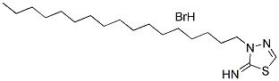 3-HEPTADECYL-1,3,4-THIADIAZOL-2(3H)-IMINE HYDROBROMIDE Struktur