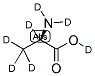 D-ALANINE-D7 Struktur