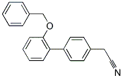 [2'-(BENZYLOXY)[1,1'-BIPHENYL]-4-YL]ACETONITRILE Struktur