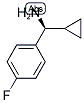 (1S)CYCLOPROPYL(4-FLUOROPHENYL)METHYLAMINE Struktur