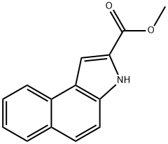 3H-BENZO[E]INDOLE-2-CARBOXYLIC ACID METHYL ESTER Struktur