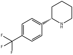 (S)-2-(4-(TRIFLUOROMETHYL)PHENYL)PIPERIDINE Struktur