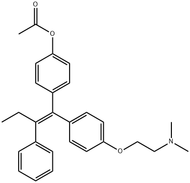 4-ACETOXY TAMOXIFEN Struktur