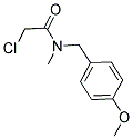 2-CHLORO-N-(4-METHOXYBENZYL)-N-METHYLACETAMIDE Struktur