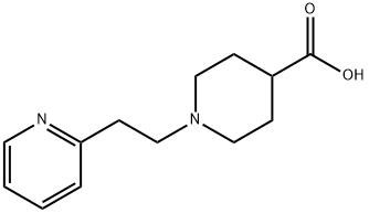 1-(2-PYRIDIN-2-YL-ETHYL)-PIPERIDINE-4-CARBOXYLIC ACID Struktur