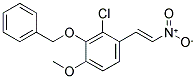 1-METHOXY-2-BENZYLOXY-3-CHLORO-4-(2-NITROVINYL)BENZENE Struktur