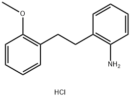 (2-[2-(2-METHOXYPHENYL)ETHYL]PHENYL)AMINEHYDROCHLORIDE Struktur