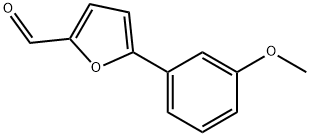 5-(3-METHOXY-PHENYL)-FURAN-2-CARBALDEHYDE Struktur