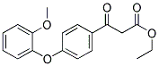 3-[4-(2-METHOXY-PHENOXY)-PHENYL]-3-OXO-PROPIONIC ACID ETHYL ESTER Struktur