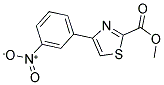 4-(3-NITRO-PHENYL)-THIAZOLE-2-CARBOXYLIC ACID METHYL ESTER Struktur