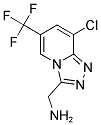 [8-CHLORO-6-(TRIFLUOROMETHYL)[1,2,4]TRIAZOLO[4,3-A]PYRIDIN-3-YL]METHYLAMINE Struktur