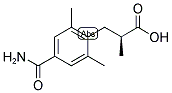 (S)-3-(4-CARBAMOYL-2,6-DIMETHYL-PHENYL)-2-METHYL-PROPIONIC ACID Struktur