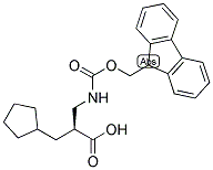 (S)-2-CYCLOPENTYLMETHYL-3-(9H-FLUOREN-9-YLMETHOXYCARBONYLAMINO)-PROPIONIC ACID Struktur