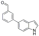 3-(1H-INDOL-5-YL)BENZALDEHYDE Struktur