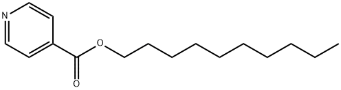 ISONICOTINIC ACID DECYL ESTER Struktur