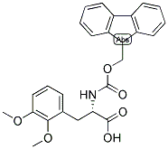 (S)-3-(2,3-DIMETHOXY-PHENYL)-2-(9H-FLUOREN-9-YLMETHOXYCARBONYLAMINO)-PROPIONIC ACID Struktur