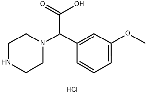 (3-METHOXY-PHENYL)-PIPERAZIN-1-YL-ACETIC ACID DIHYDROCHLORIDE Struktur