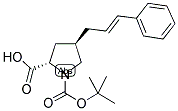 BOC-(R)-GAMMA-(3-PHENYL-ALLYL)-L-PROLINE Struktur