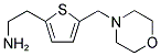 2-[5-(4-MORPHOLINYLMETHYL)-2-THIENYL]ETHYLAMINE Struktur
