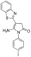 5-AMINO-4-BENZOTHIAZOL-2-YL-1-P-TOLYL-1,3-DIHYDRO-PYRROL-2-ONE Struktur