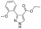 ETHYL-3-(2-METHOXYPHENYL)PYRAZOLE-4-CARBOXYLATE Struktur