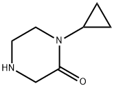 1-CYCLOPROPYL-PIPERAZIN-2-ONE Struktur