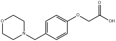 (4-MORPHOLIN-4-YLMETHYL-PHENOXY)-ACETIC ACID Struktur