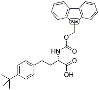 (S)-4-(4-TERT-BUTYL-PHENYL)-2-(9H-FLUOREN-9-YLMETHOXYCARBONYLAMINO)-BUTYRIC ACID Struktur