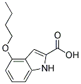 4-BUTOXY-1H-INDOLE-2-CARBOXYLIC ACID Struktur