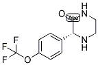 (R)-3-(4-TRIFLUOROMETHOXY-PHENYL)-PIPERAZIN-2-ONE Struktur