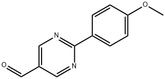 2-(4-METHOXY-PHENYL)-PYRIMIDINE-5-CARBALDEHYDE Struktur