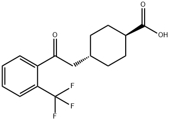 TRANS-4-[2-OXO-2-(2-TRIFLUOROMETHYLPHENYL)ETHYL]CYCLOHEXANE-1-CARBOXYLIC ACID price.