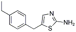 5-(4-ETHYLBENZYL)-1,3-THIAZOL-2-AMINE Struktur