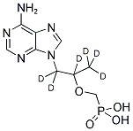 D,L-TENOFOVIR-D6 Struktur