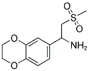 1,4-BENZODIOXIN-6-METHANAMINE, 2,3-DIHYDRO-ALPHA-[(METHYLSULFONYL)METHYL]- Struktur