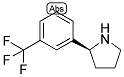 (S)-2-(3-(TRIFLUOROMETHYL)PHENYL)PYRROLIDINE Struktur