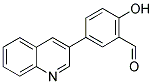 2-HYDROXY-5-(3-QUINOLINYL)BENZALDEHYDE Struktur