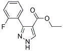 ETHYL-3-(2-FLUOROPHENYL)PYRAZOLE-4-CARBOXYLATE Struktur