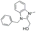 1-BENZYL-2-(HYDROXYMETHYL)-3-METHYL-1H-3,1-BENZIMIDAZOL-3-IUM Struktur