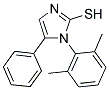 1-(2,6-DIMETHYLPHENYL)-5-PHENYL-1H-IMIDAZOLE-2-THIOL Struktur